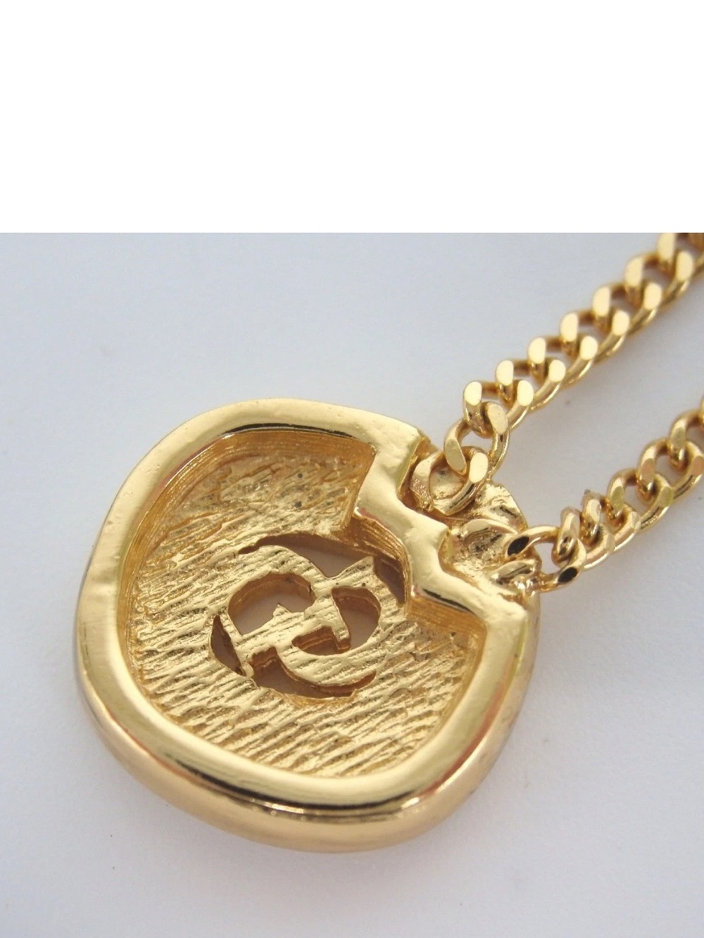 Christian Dior CD Unisex Gold Necklace - Picture 10 of 10